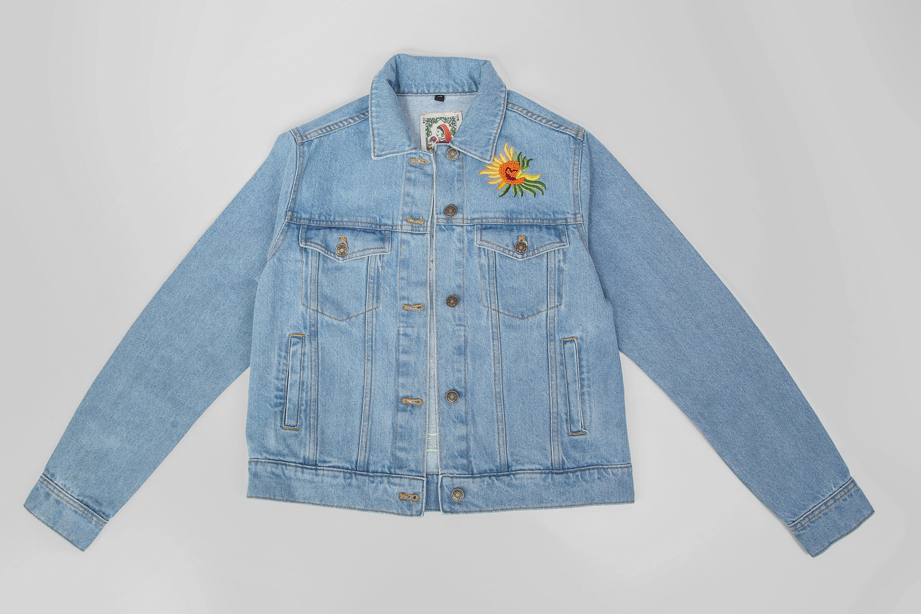 Gucci Denim Jacket With Embroideries $1,850 - Buy AW17 Online - Fast  Delivery, Price | Gucci denim, Denim jacket, Leather jacket style