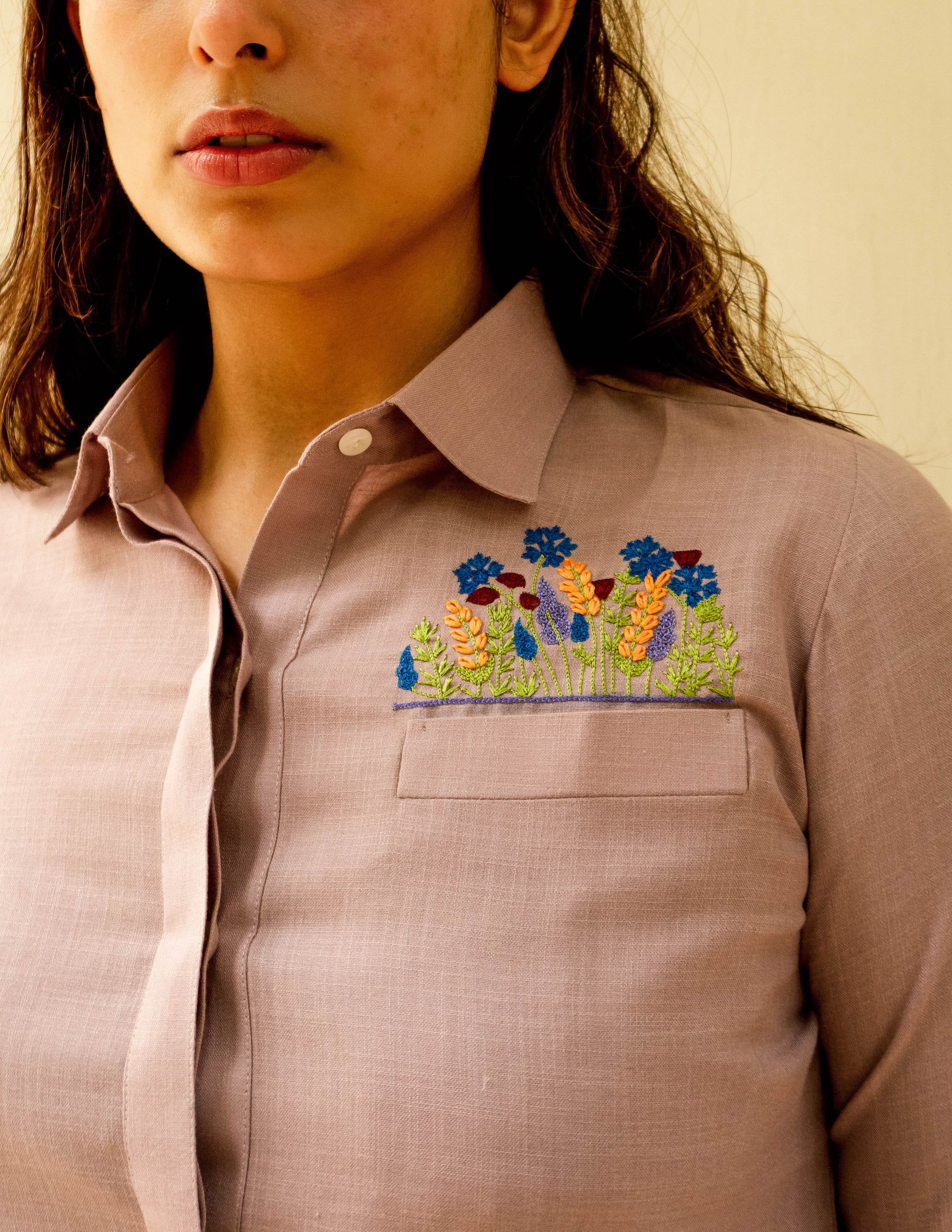 Paneni - Summer women’s clothing - Hand Embroidered shirts, 