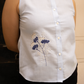 Summer Sky Blue Cotton Women’s Clothing - Blouse for women -